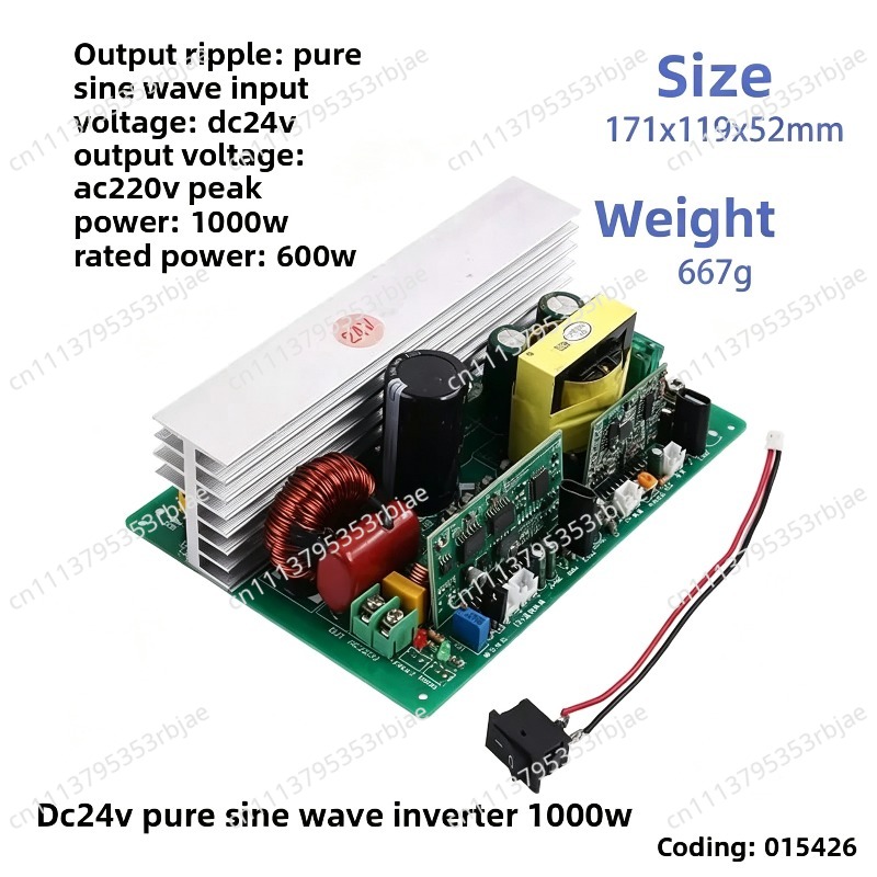 Инвертор с чистой синусоидой 5 – обзор и цена Pure Sine Wave Inverter Board 24V 48V